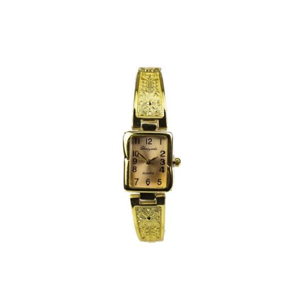 Ladies' Gold Tone Filigree Quartz Watch