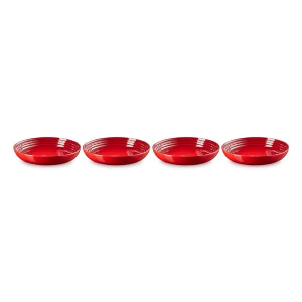 Set of 4 Vancouver Pasta Bowls Cerise