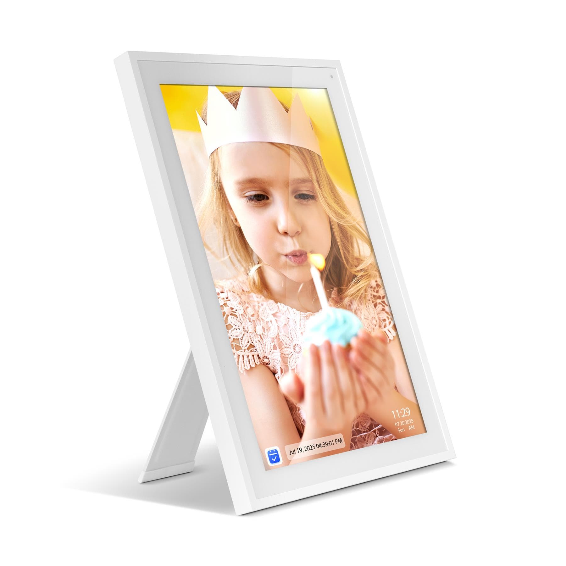 15.6" Smart WiFi Digital Calendar and Photo Frame with Touchscreen IPS LCD Display