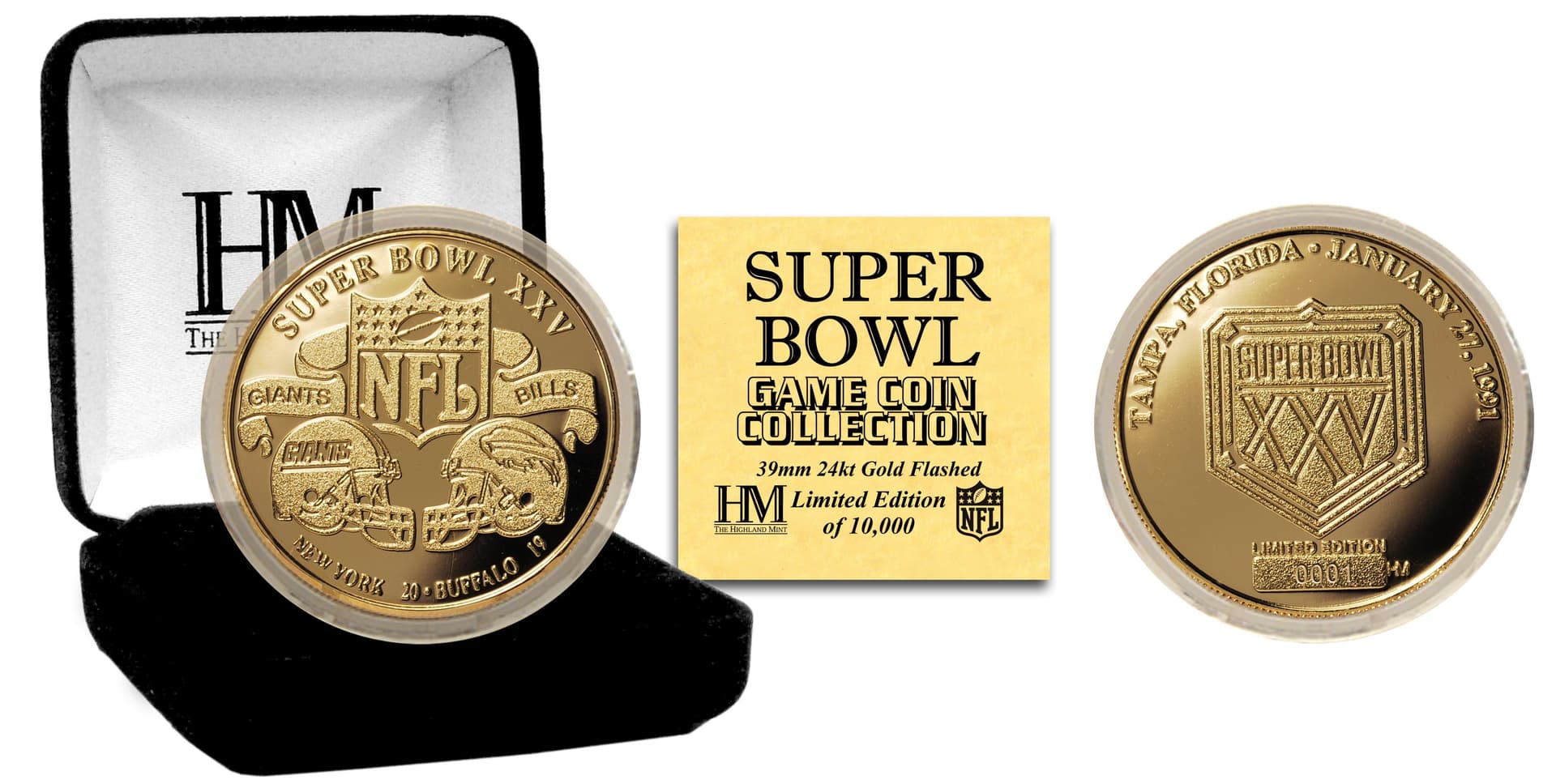 Super Bowl XXV Flip coin