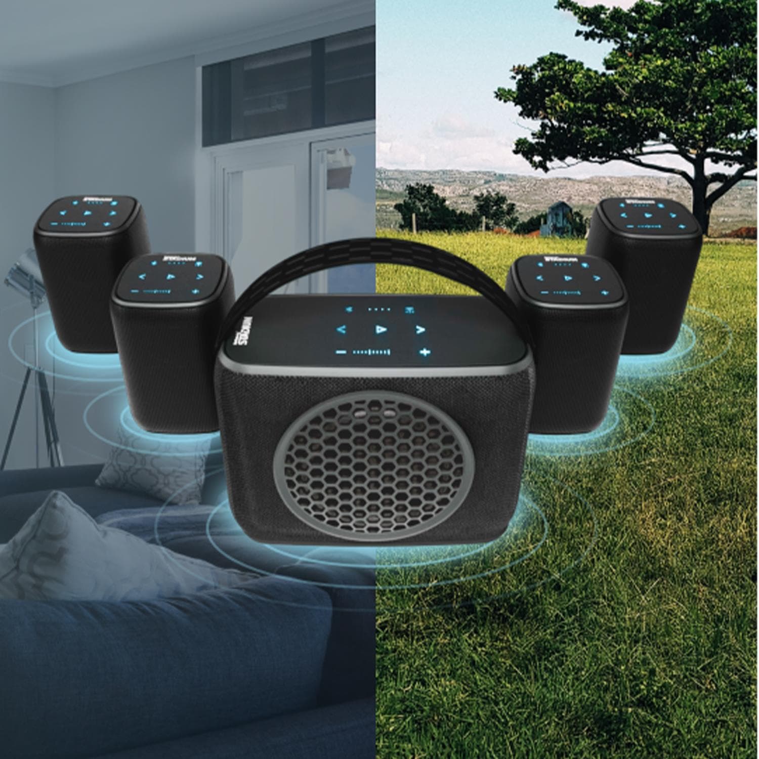 Stadium Combo 4-pack and Subwoofer 2.0