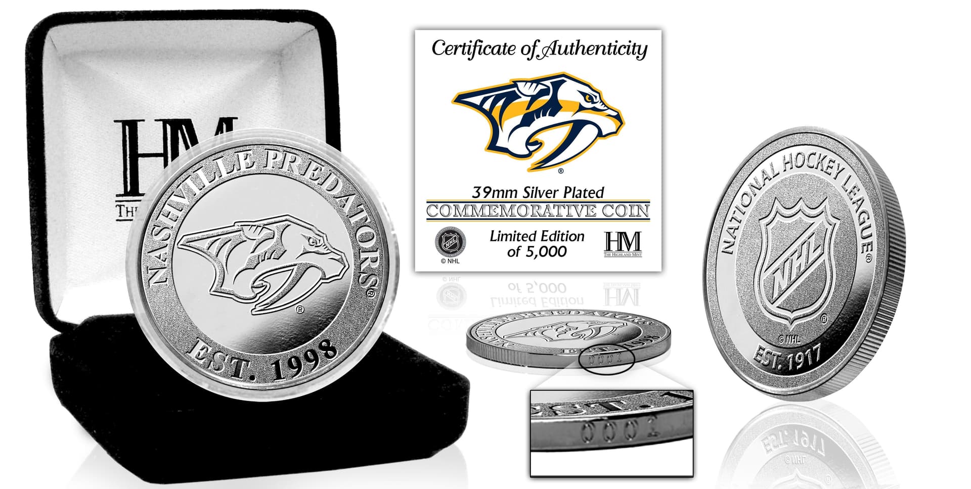 Nashville Predators Silver Coin