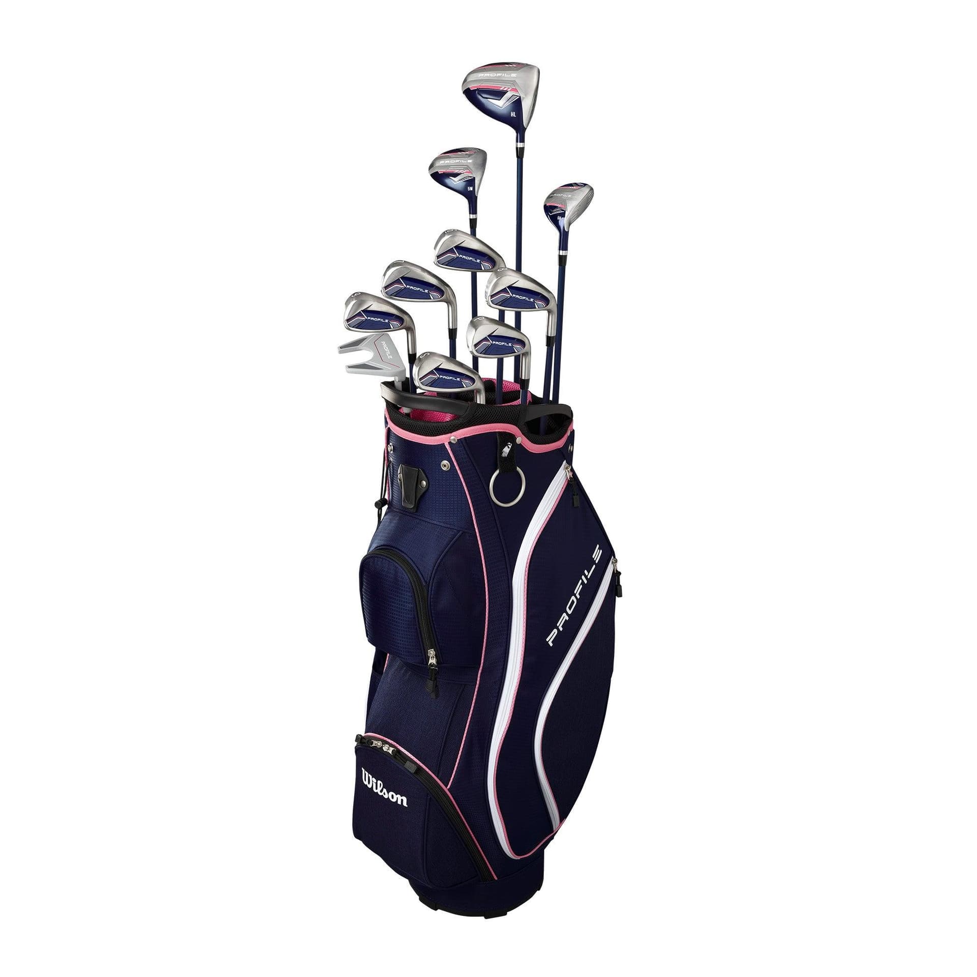 Ladies Profile Complete Golf Set w/ Cart Bag - Right Handed Tall