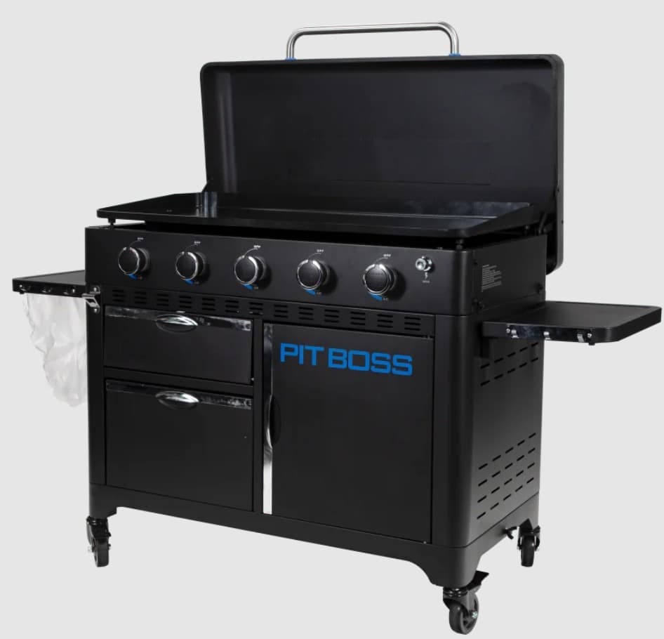 ULTIMATE 5-BURNER GAS GRIDDLE w/ CABINET (PB5BGD2)