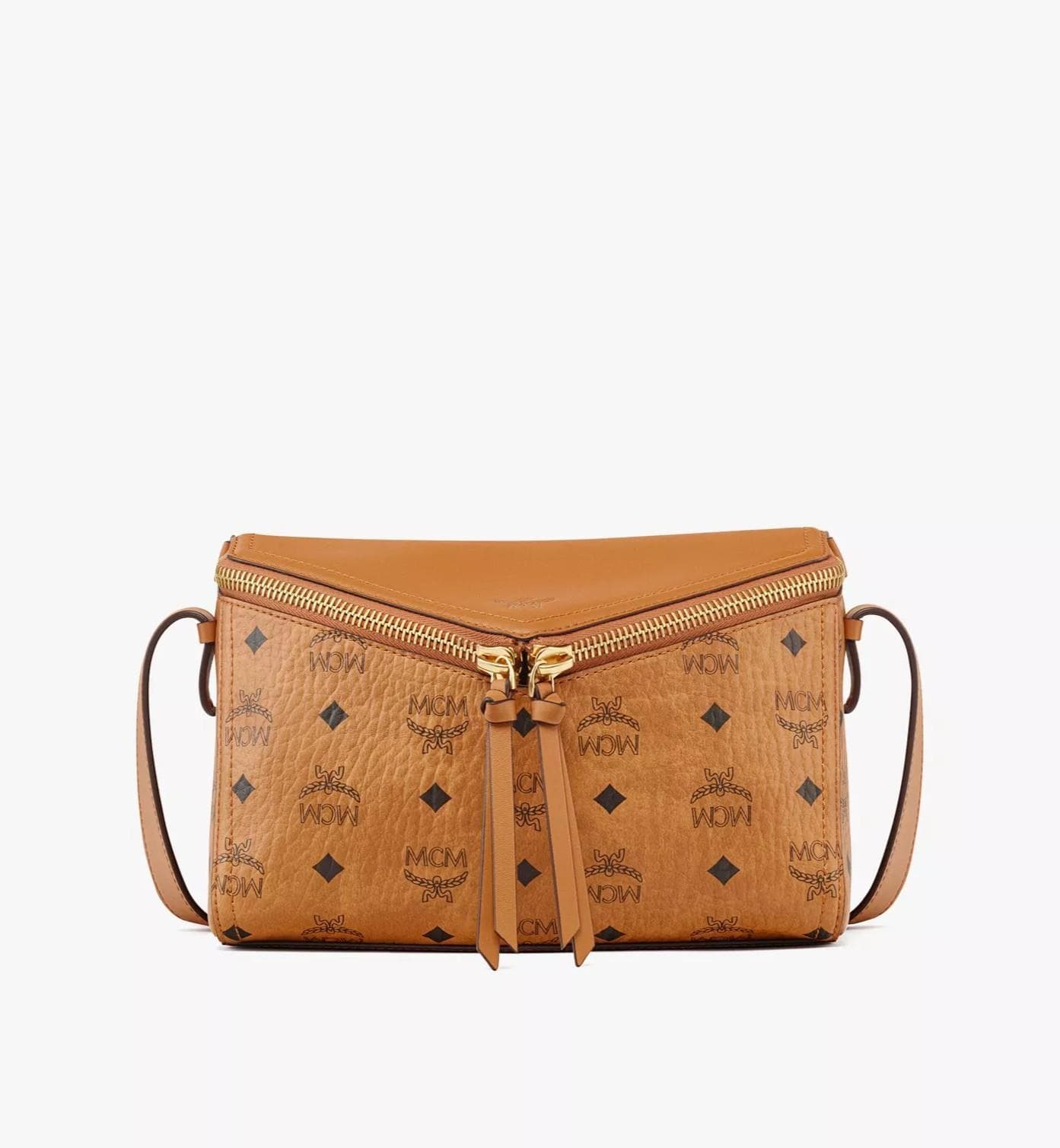 Diamant 3D Shoulder Bag in Visetos Size Small
