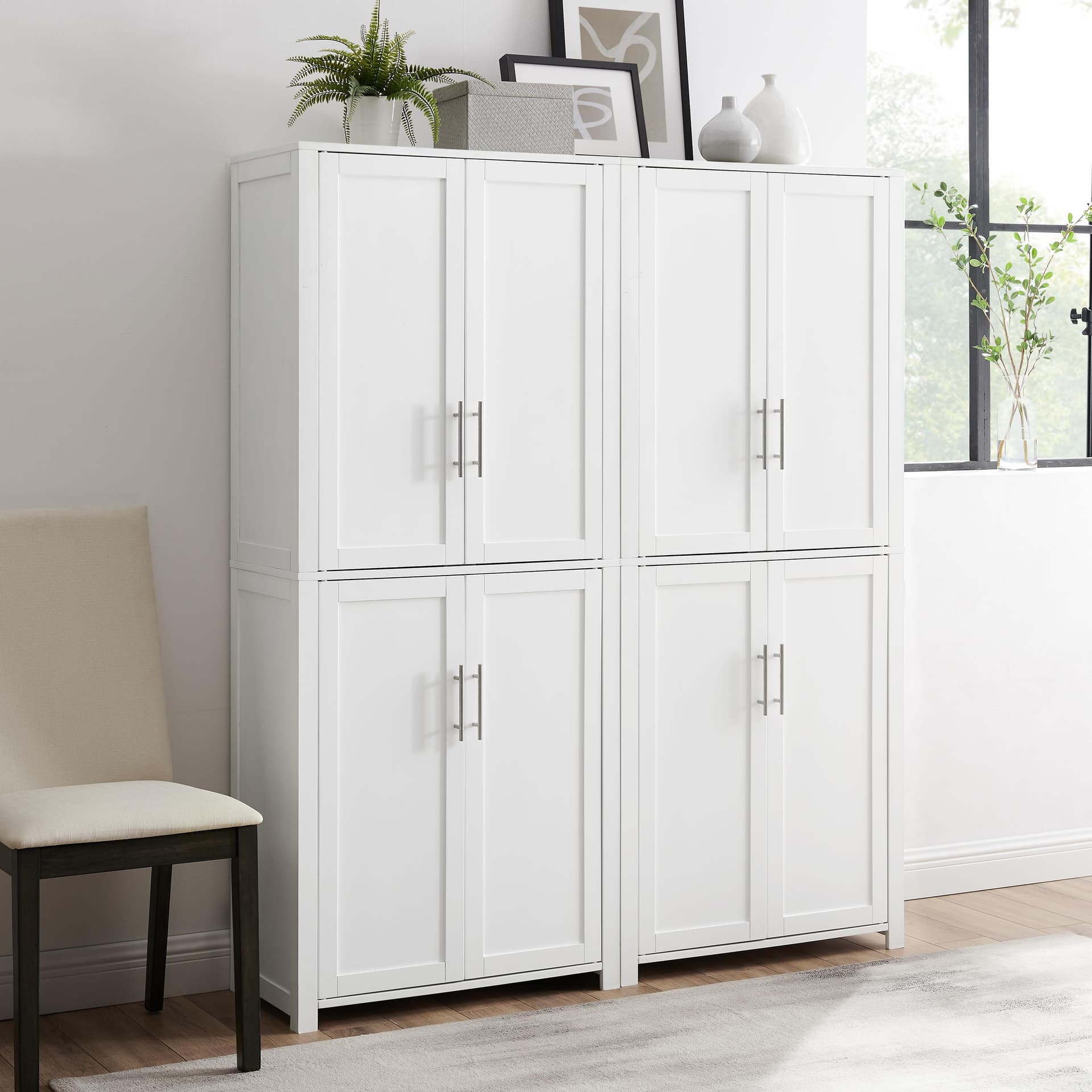 Savannah 2-Piece Kitchen Storage Pantry Set
