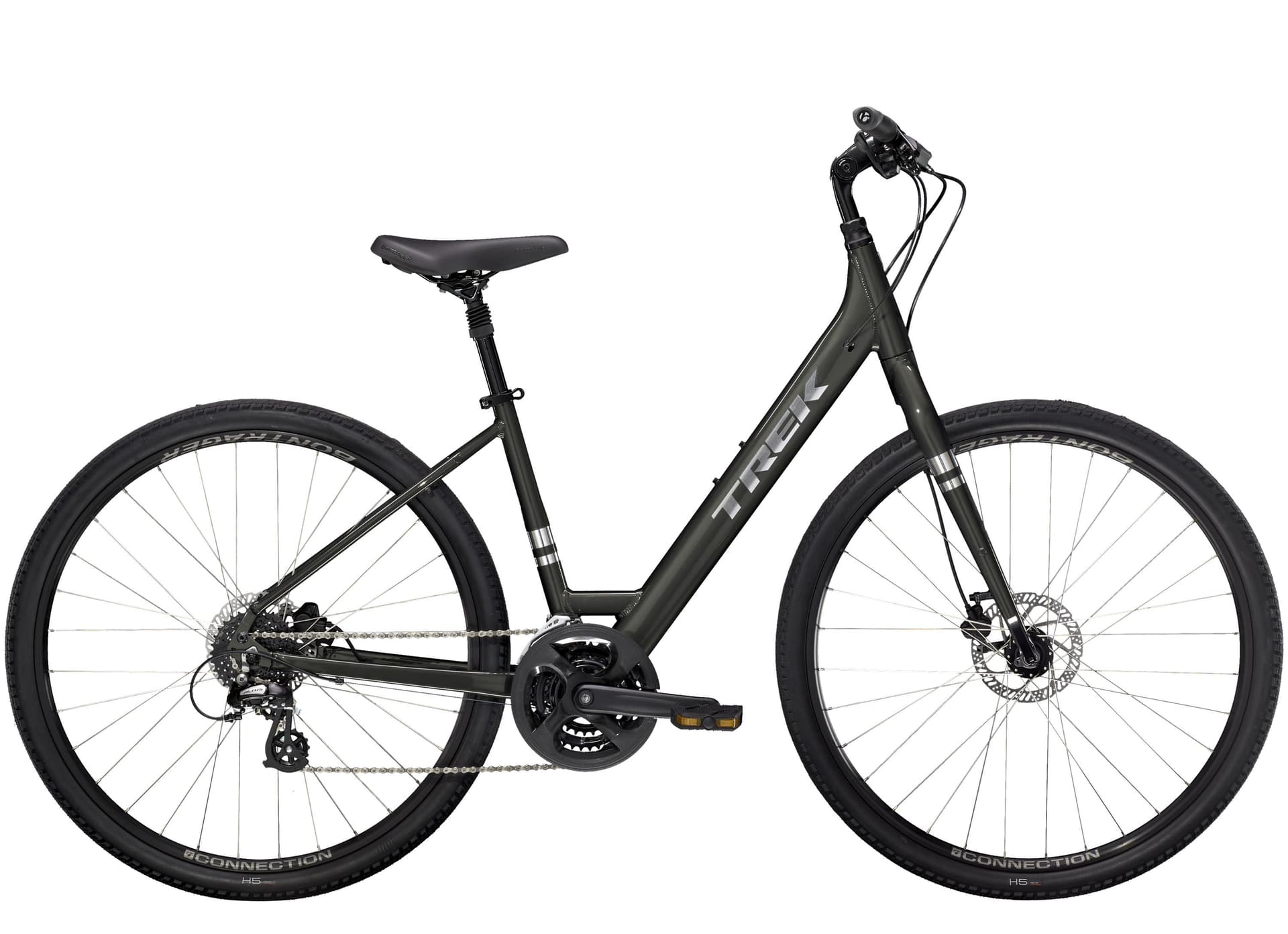 Verve 1 Disc Low-Step Recreation Bike in Dnister Black/XS