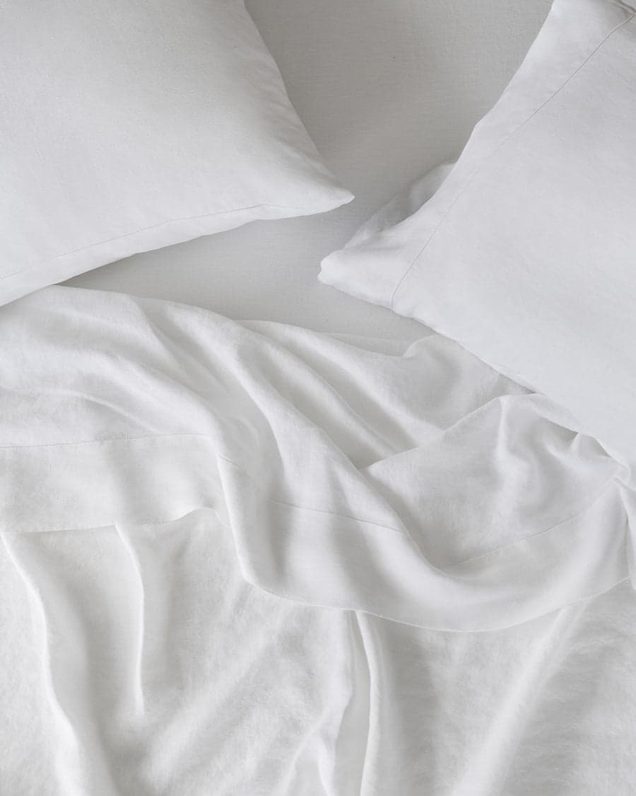 Stonewashed Linen Sheets Set