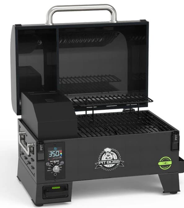 TABLE TOP PELLET GRILL w/cover - BATTERY-POWERED (PB150PPB)