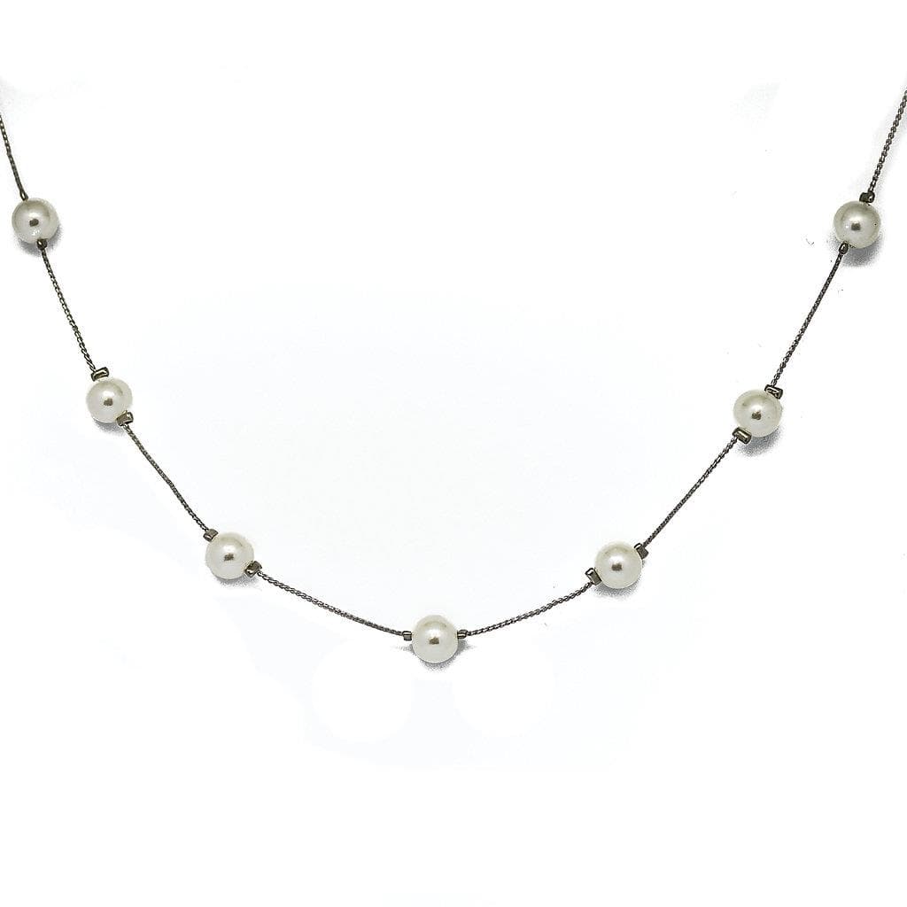 18" Simulated Pearl Fashion Necklace