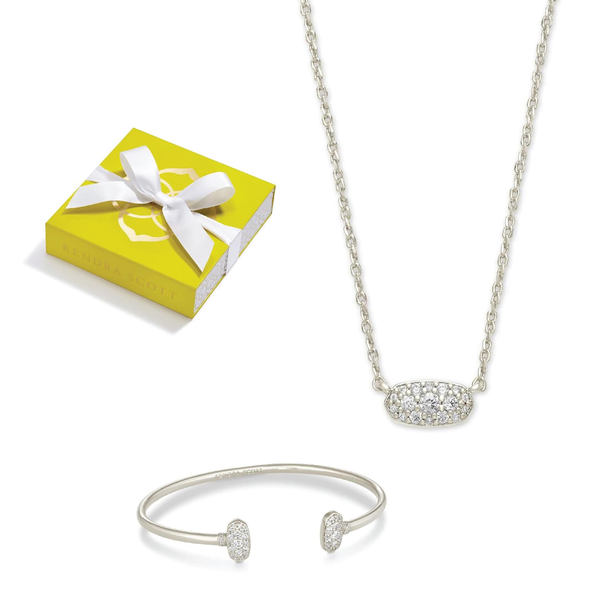 Grayson Silver Crystal 2pc Set