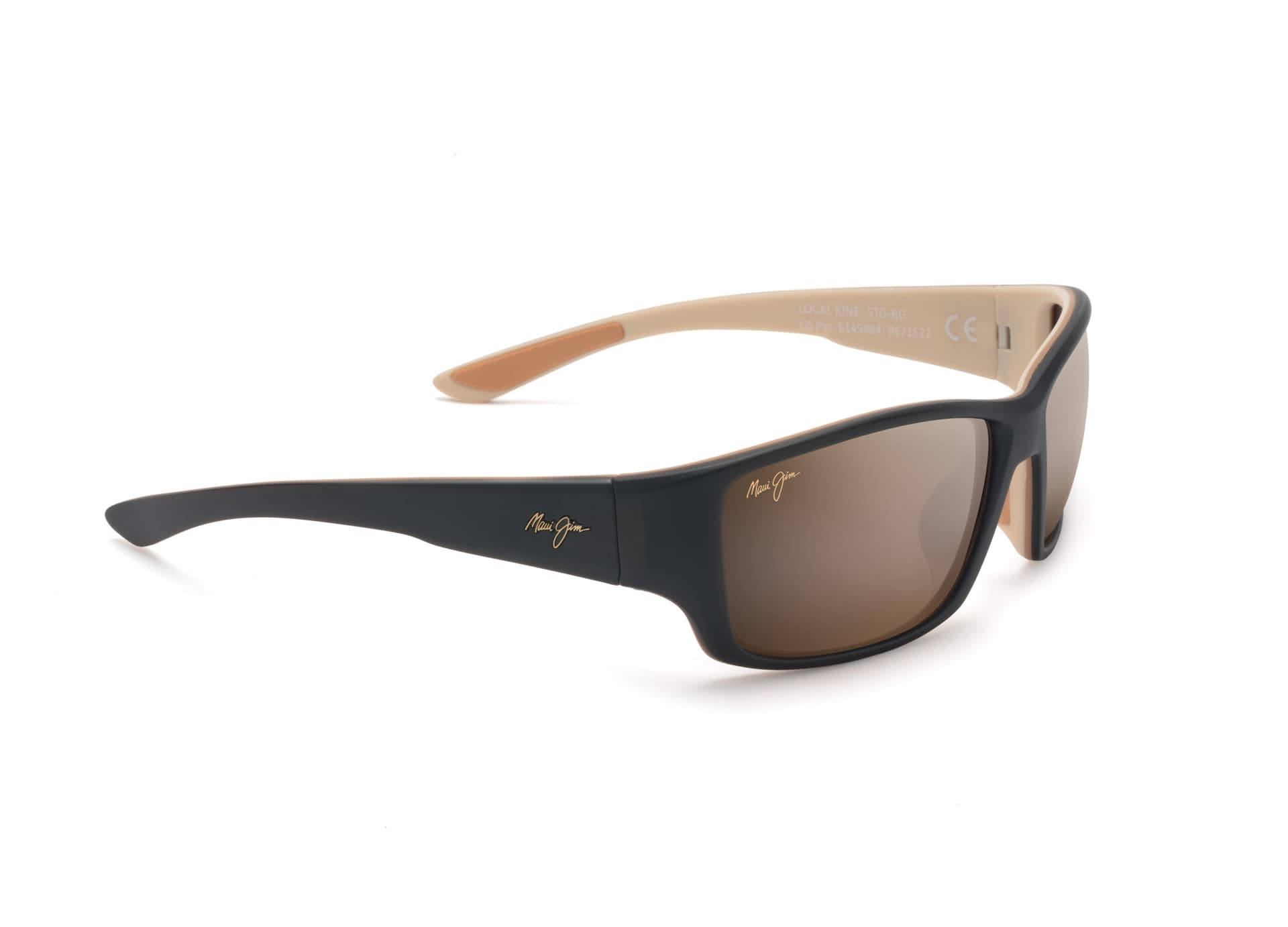 Local Kine Polarized Sunglasses Matte Dark Brown Frame HCL Bronze Lens