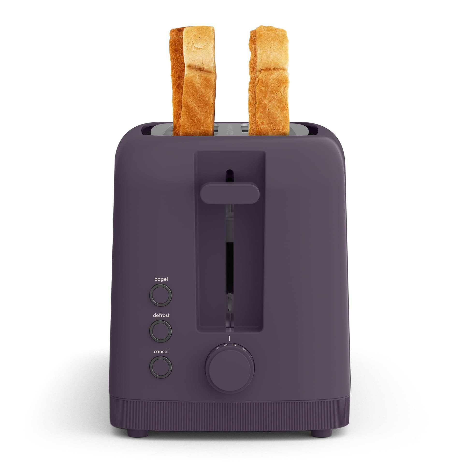 4 Slice Slim Toaster Plum