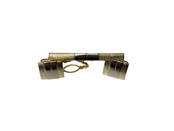Matte Finish Cufflink and Tiebar Set