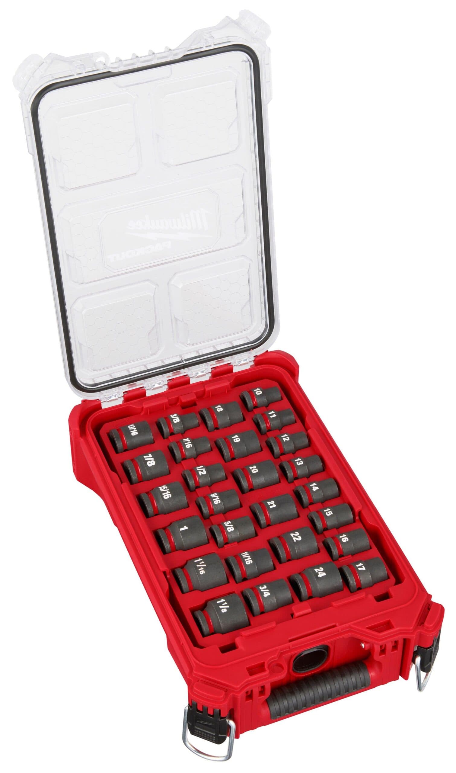 SHOCKWAVE Impact Duty Socket 1/2" Drive 27pc MM & SAE PACKOUT Set