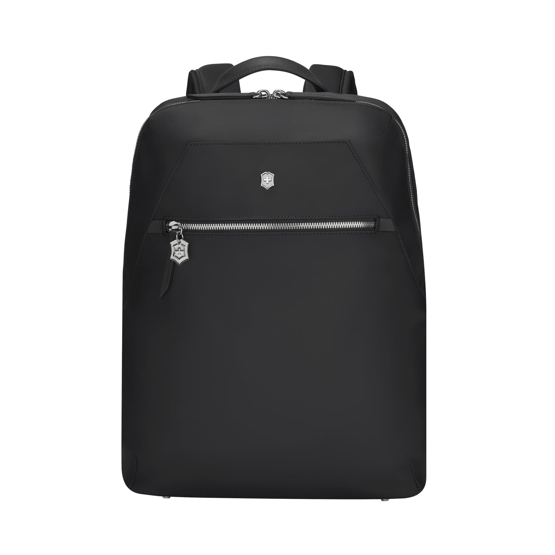 Victoria Signature, Compact Backpack, 14'' Laptop Bag with 10'' Tablet Pocket, Black