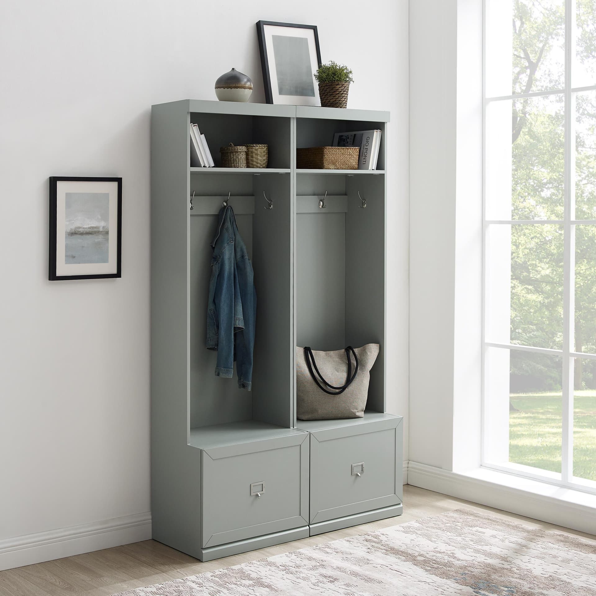 Harper 2-Piece Hall Tree Entryway Set