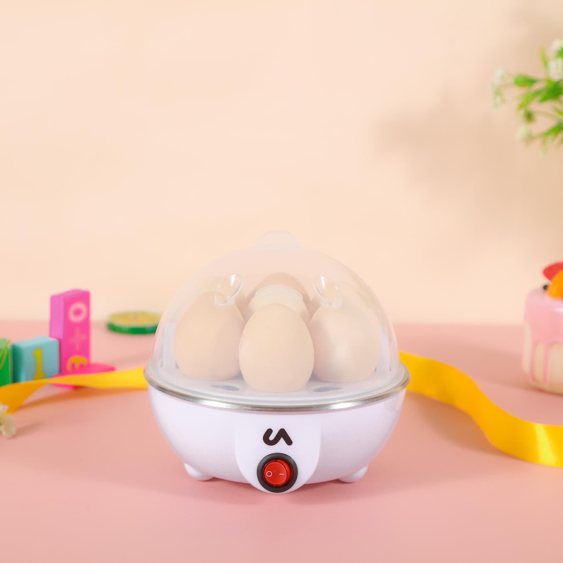 Deluxe Rapid Egg Cooker White