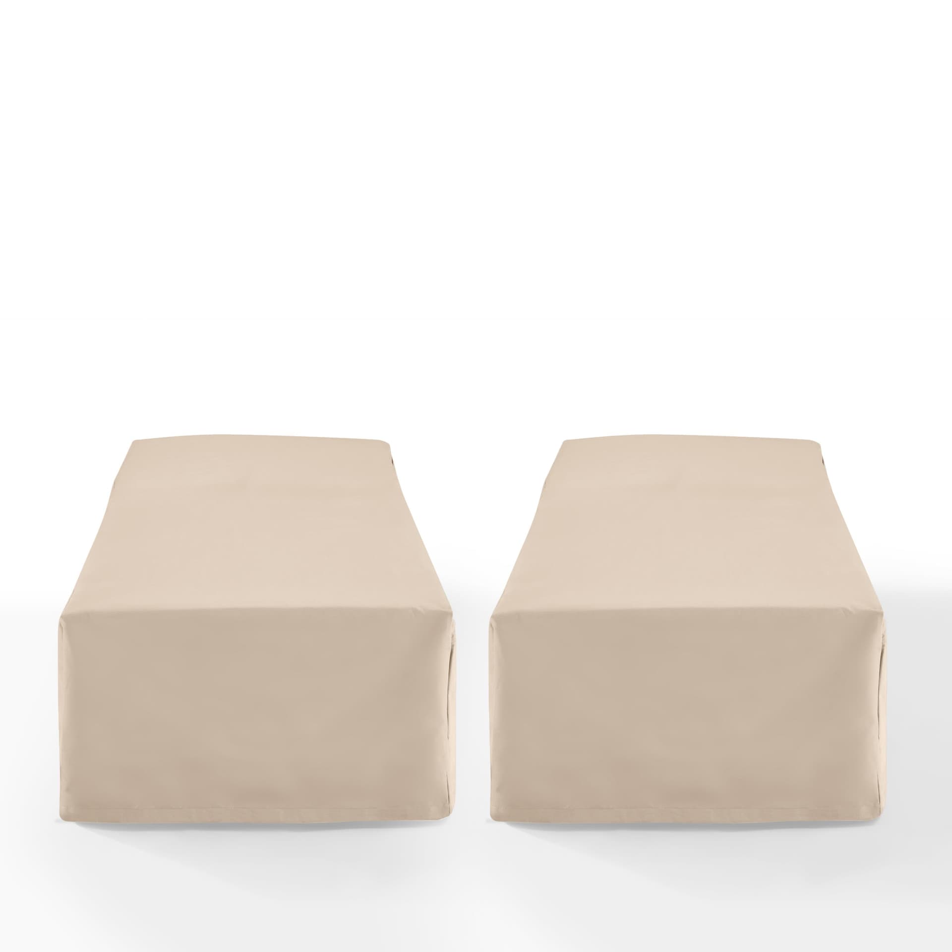 2Pc Outdoor Chaise Lounge Furniture Cover Set