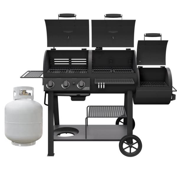 Oklahoma Joe's Longhorn Charcoal/Gas/Smoker Combo with Tank