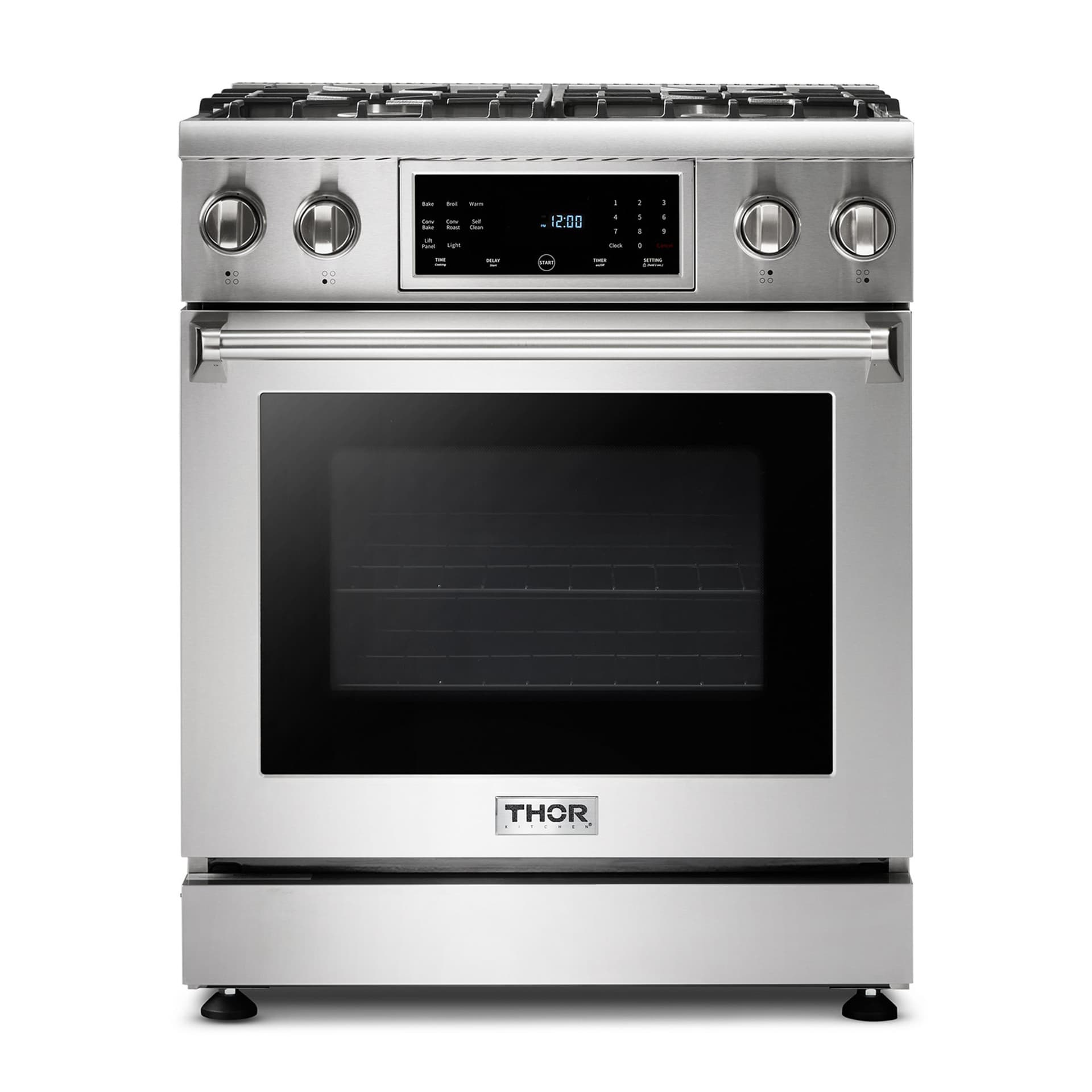 30" Professional Gas Range with Tilt Panel
