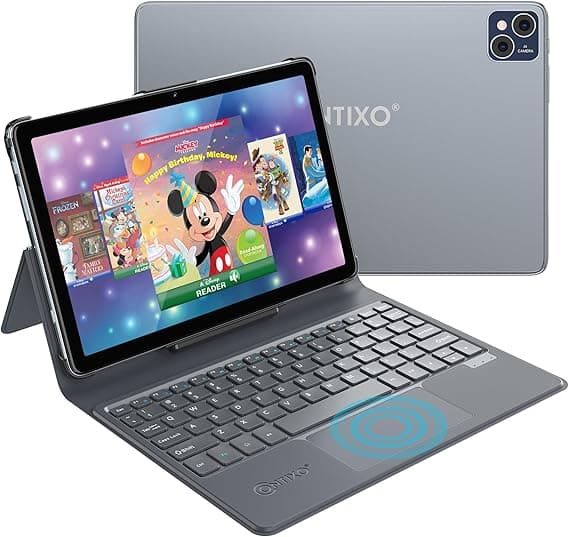 A1 10" Educational Android Tablet with Docking Keyboard - 128GB