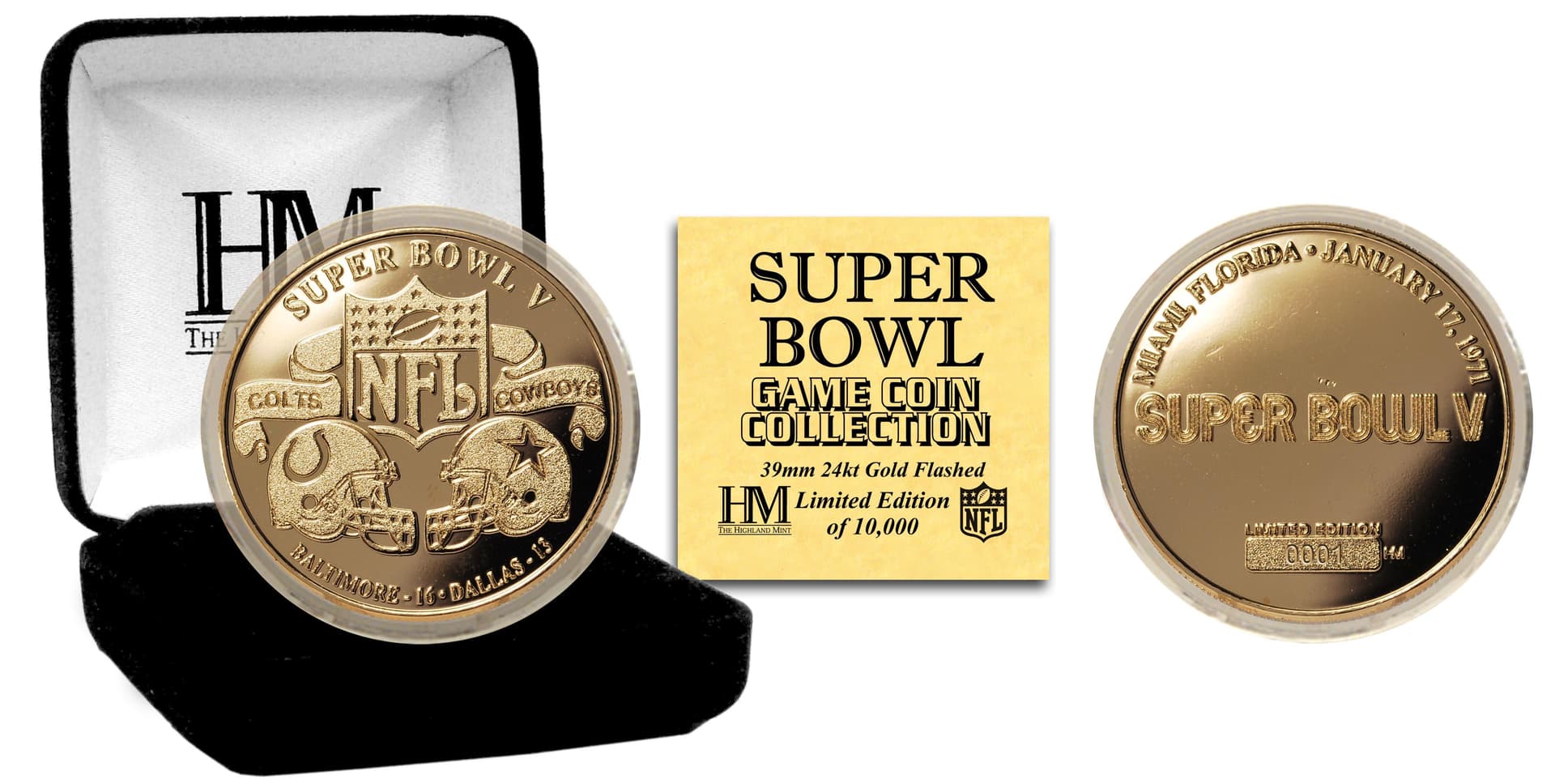 Super Bowl V Flip coin