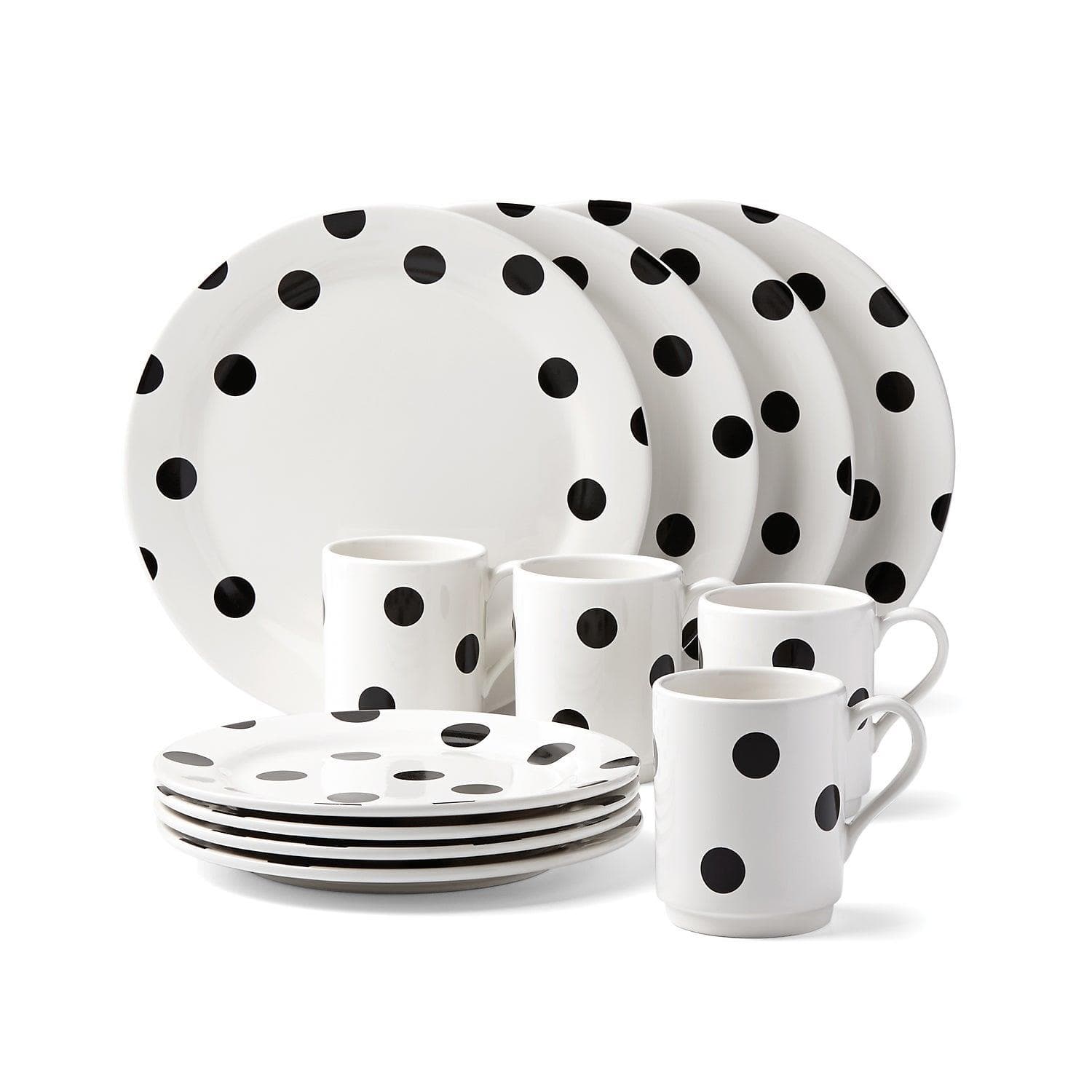 Deco Dot 12pc Dinnerware Set