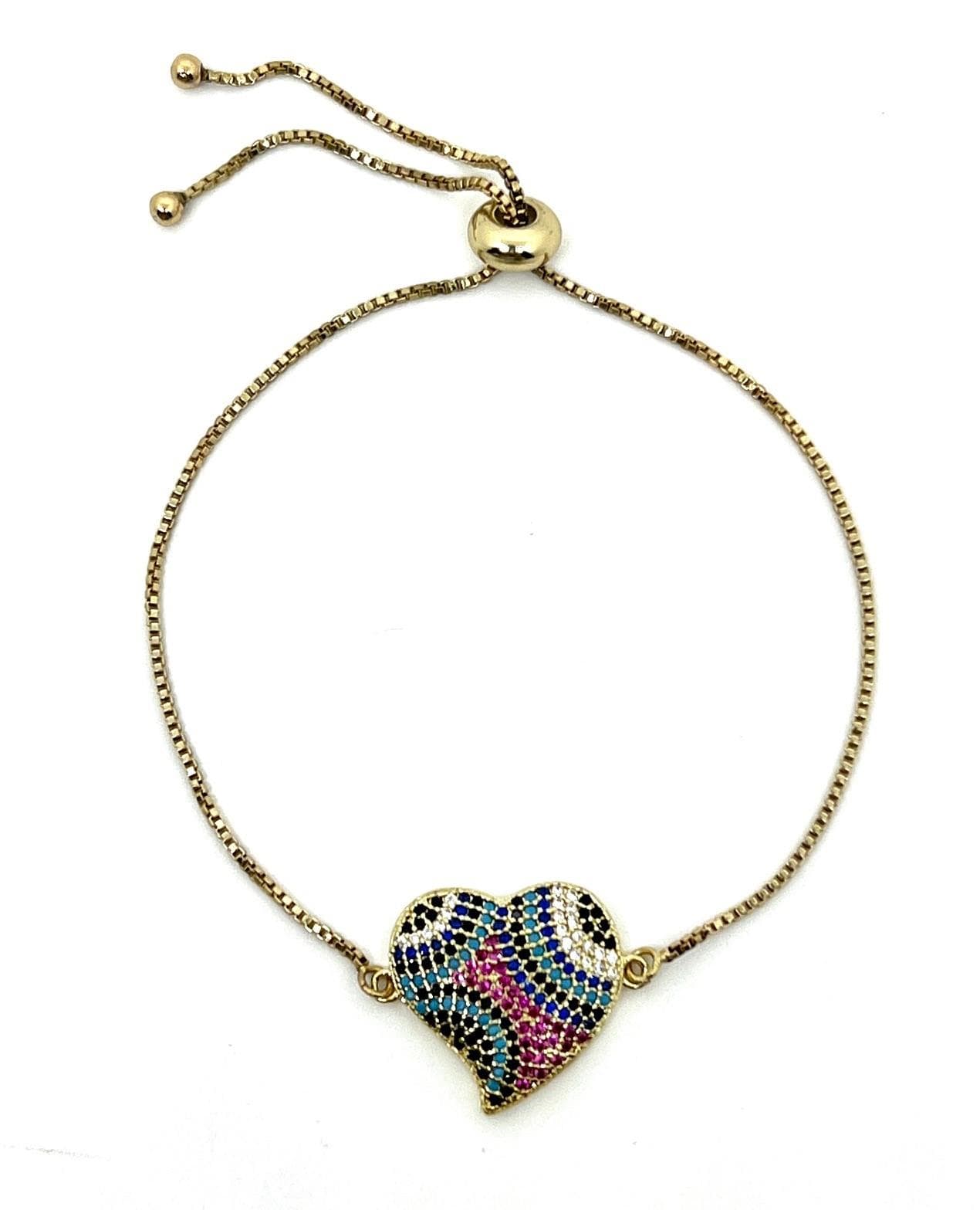 Mosaic Heart Bracelet