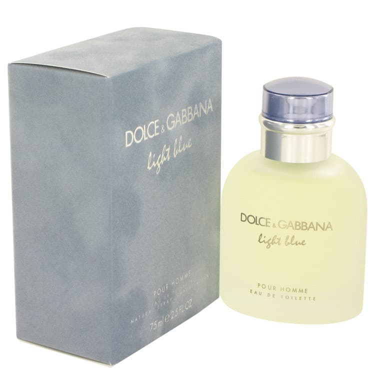Light Blue Cologne for Men, 2.5 oz Eau De Toilette Spray