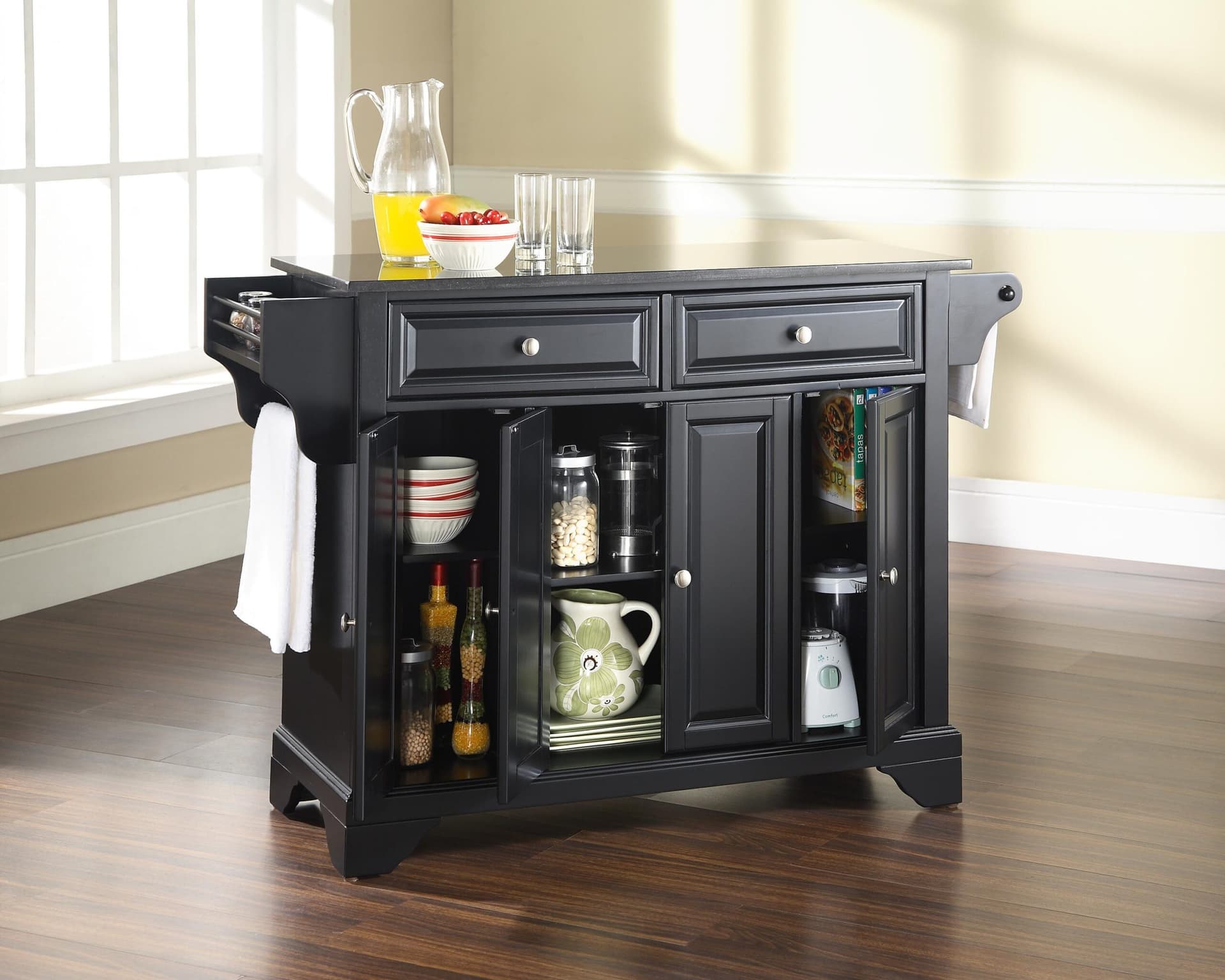 Lafayette Granite Top Full Size Kitchen Island/Cart