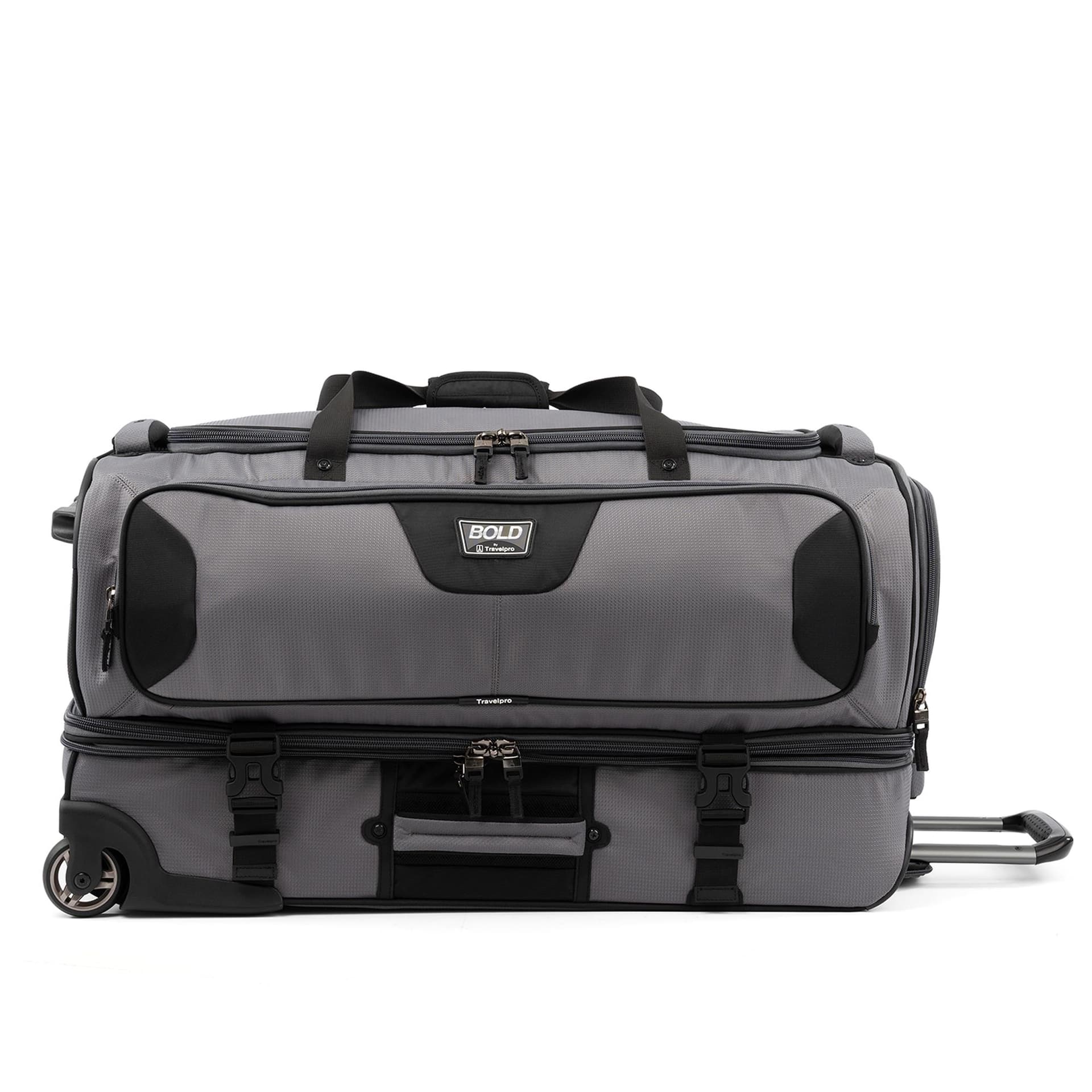 Bold 30-inch Large Check-In Drop-Bottom Rolling Duffel
