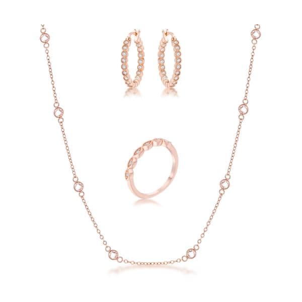 Rose Gold Jewelry Ensemble