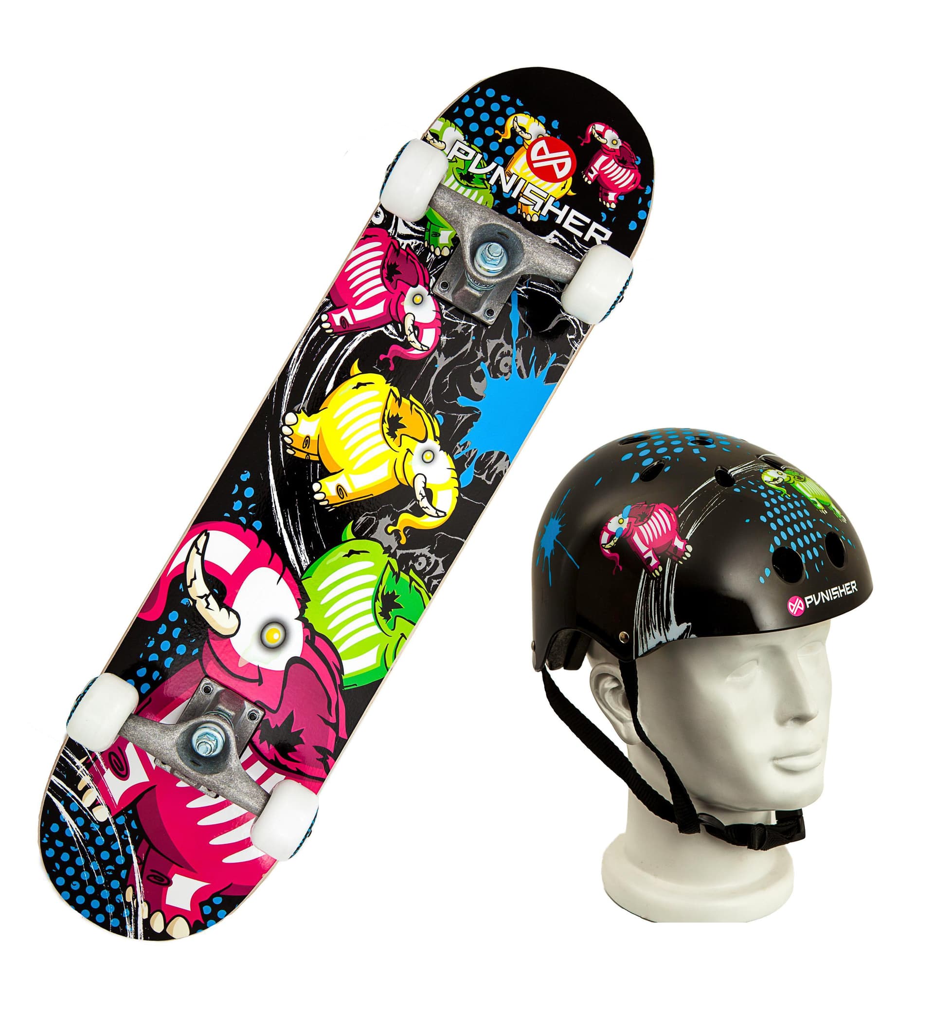 Elephantasm Skateboard/Helmet Combo Pack