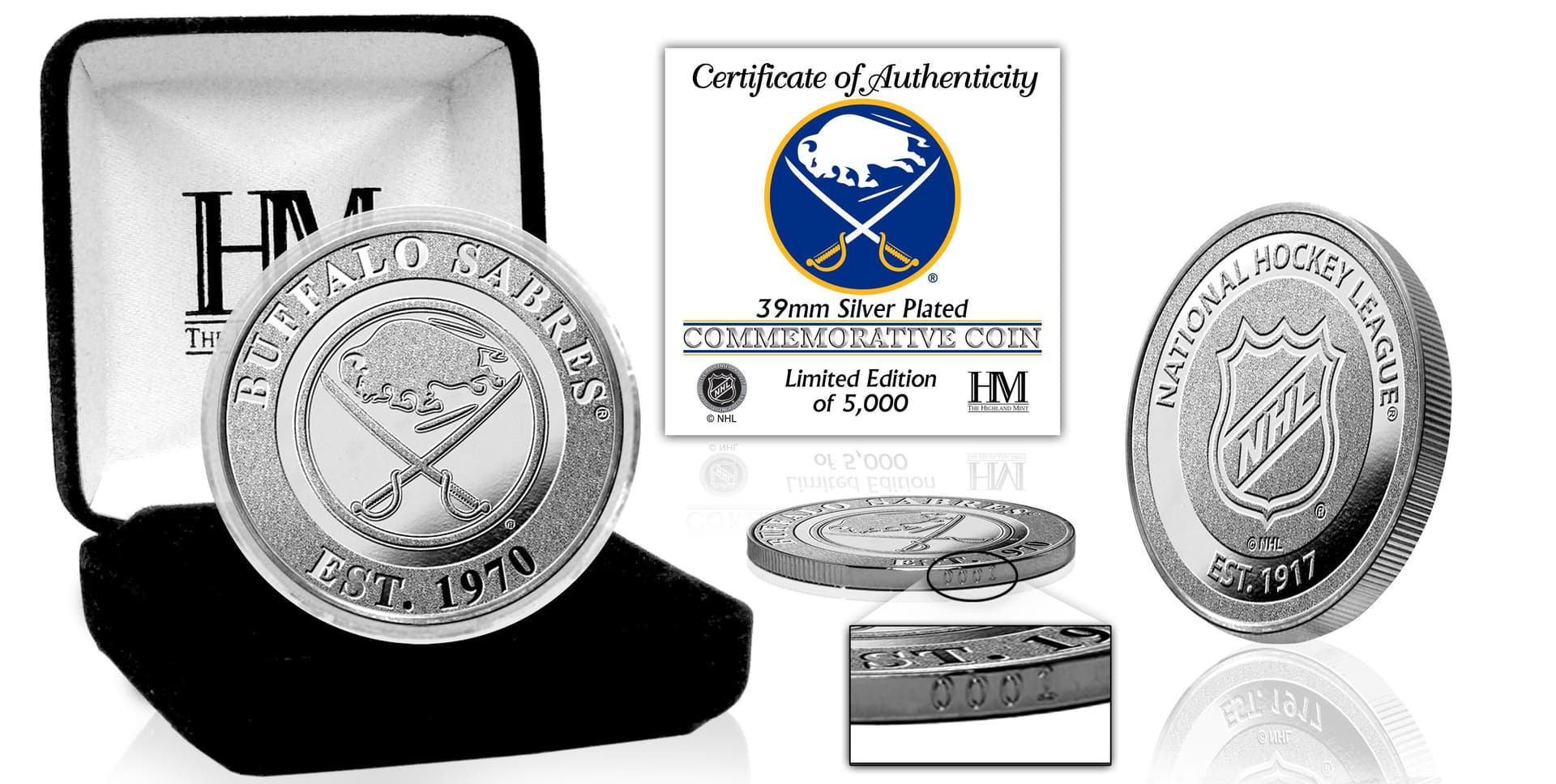 Buffalo Sabres Silver Coin