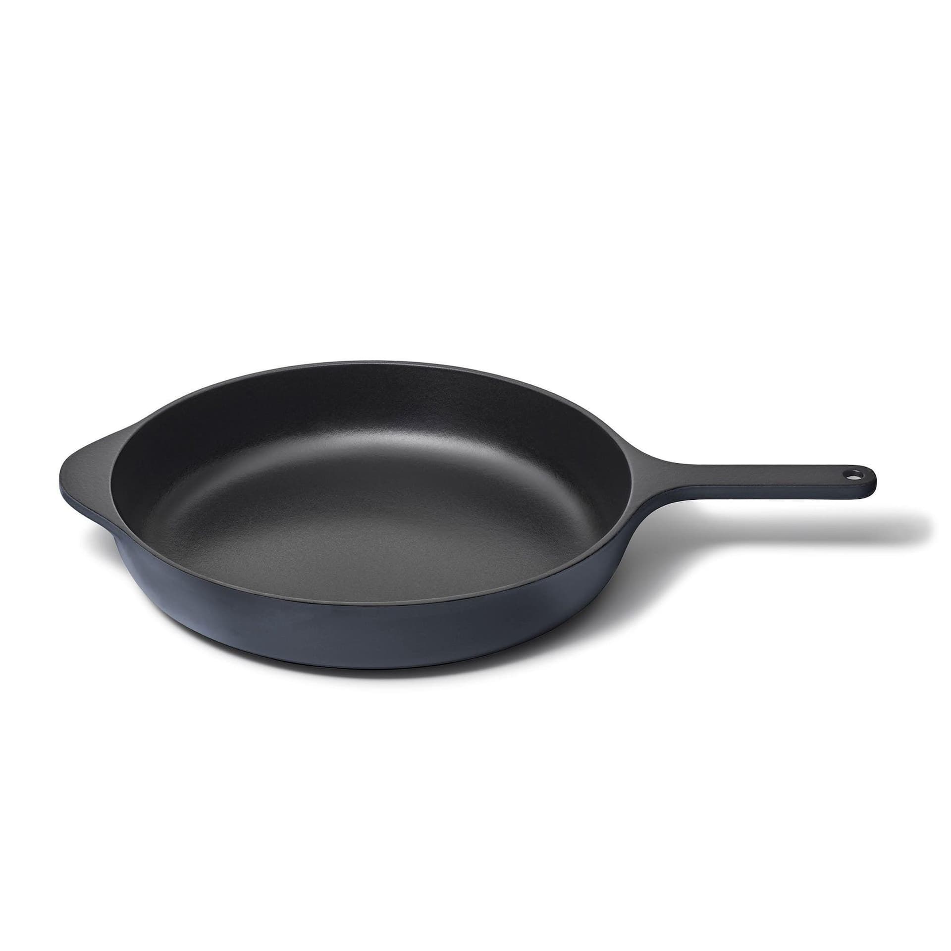 12" Enameled Cast Iron Large Skillet Midnight Blue