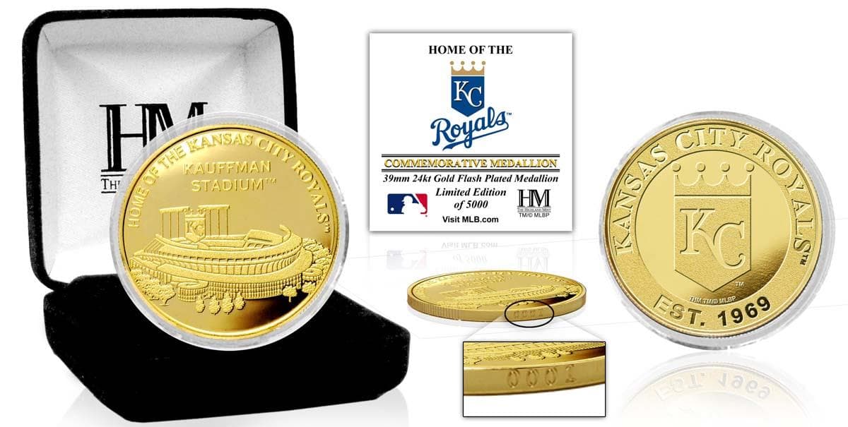 Kansas City Royals "Stadium" Gold Coin