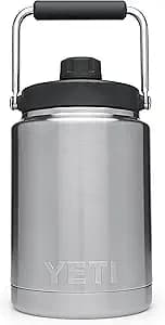 Yeti Rambler Half Gallon, Stainless Steel
