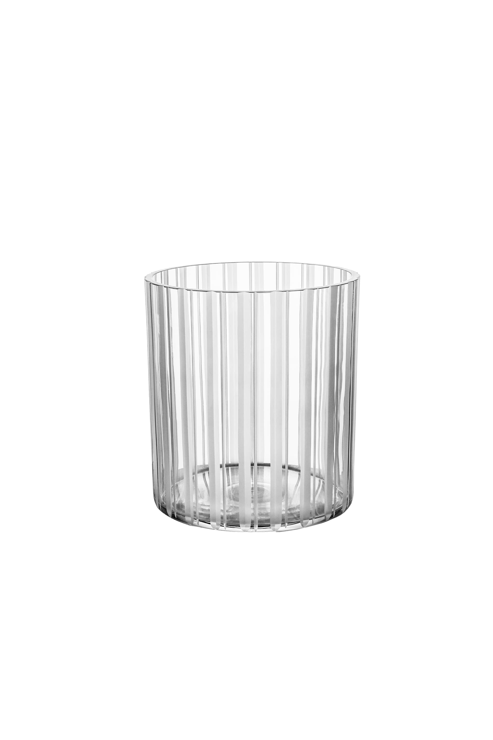 Cut in Number Stripes Vase Medium