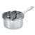 DiNA Helix Recycled 18/10 Stainless Steel 6.5" Saucepan 1.6qt. + Glass Lid
