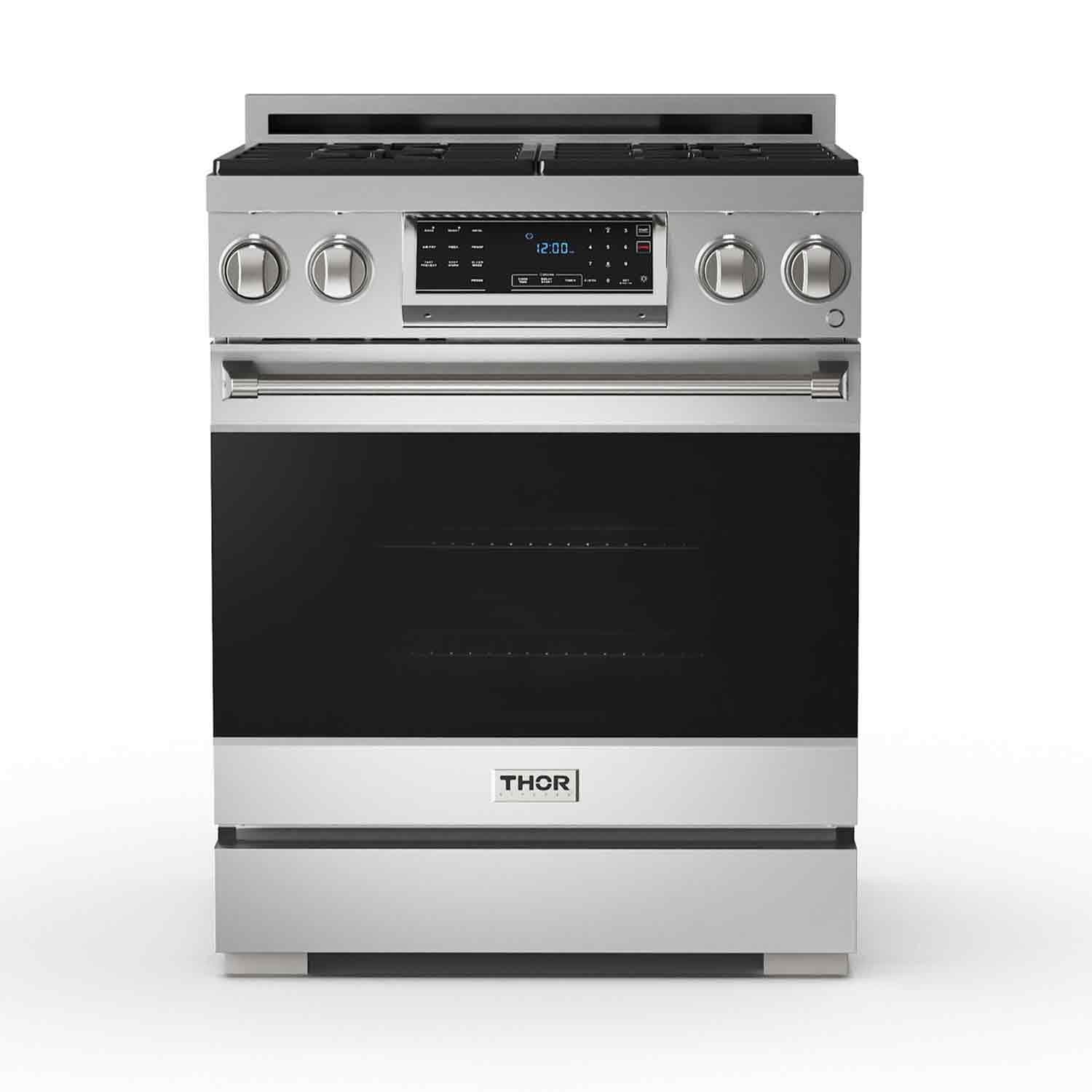 Gordon Ramsay 30" PRO Style Gas Range: Black
