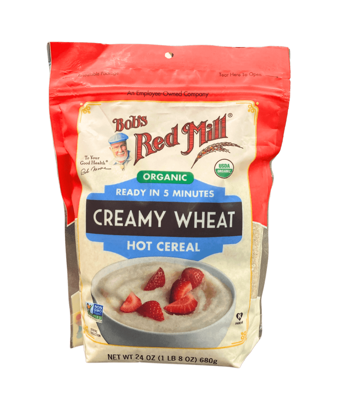 Cereal, Creamy Wheat, Organic, Hot, Bob's Red Mill