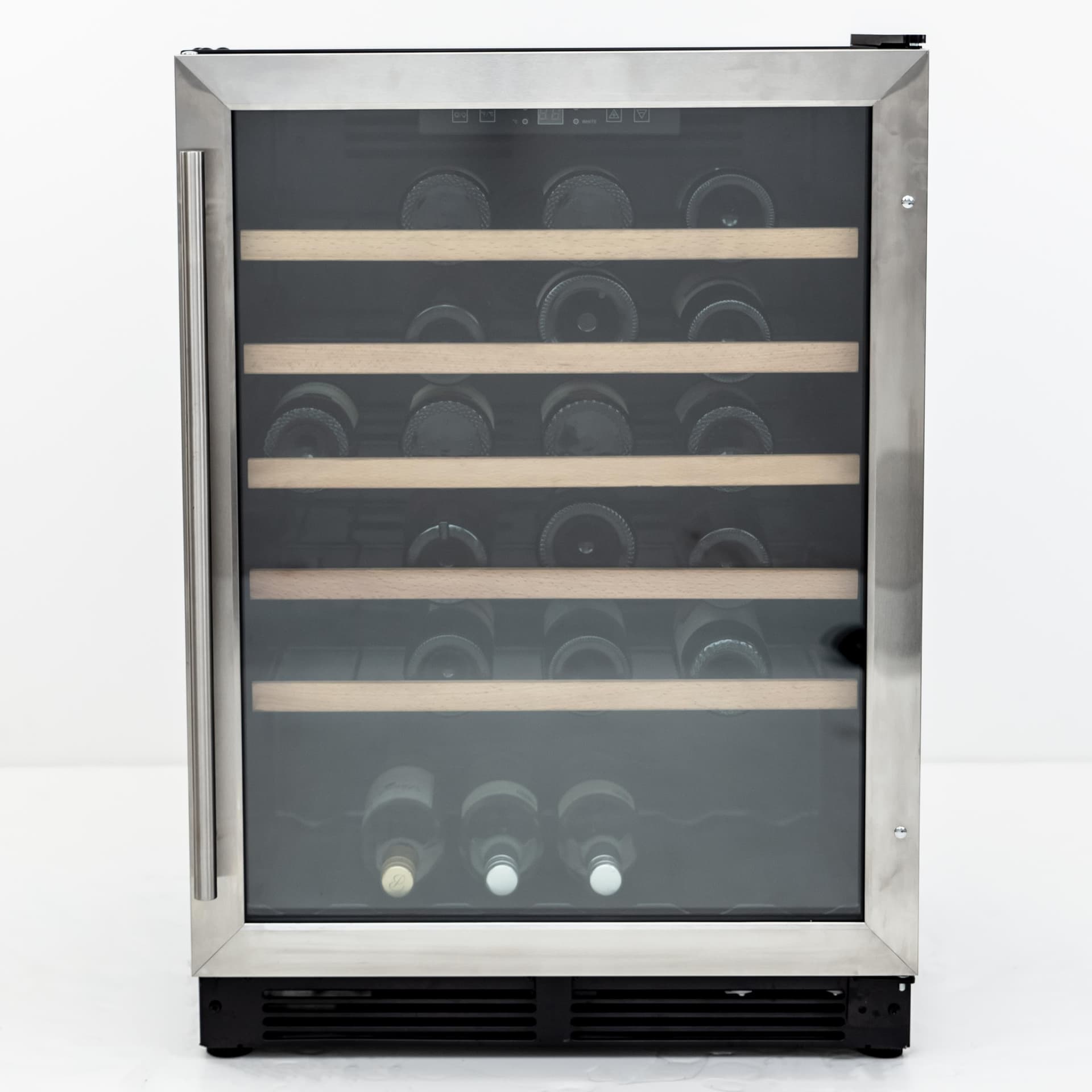 Avanti - 51-Bottle Wine Cooler - Stainless Steel