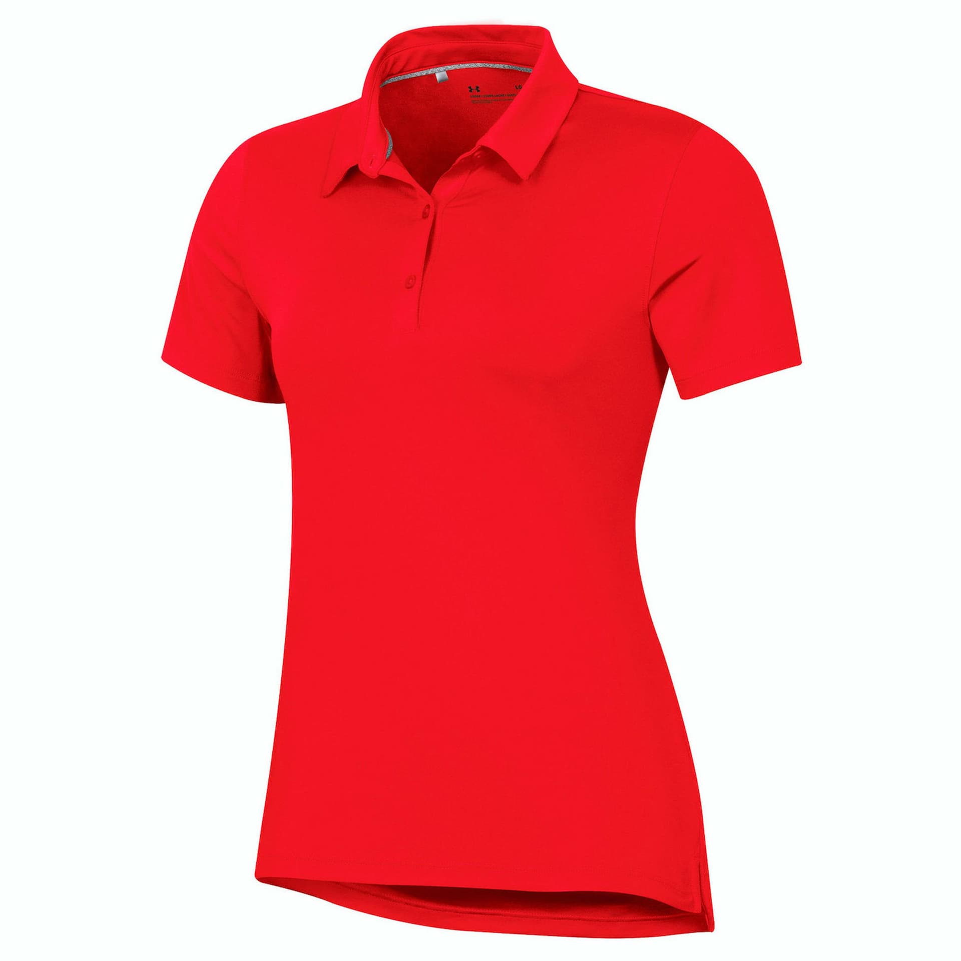Under Armour T2 Green Women's Golf Polo - Red-R/M