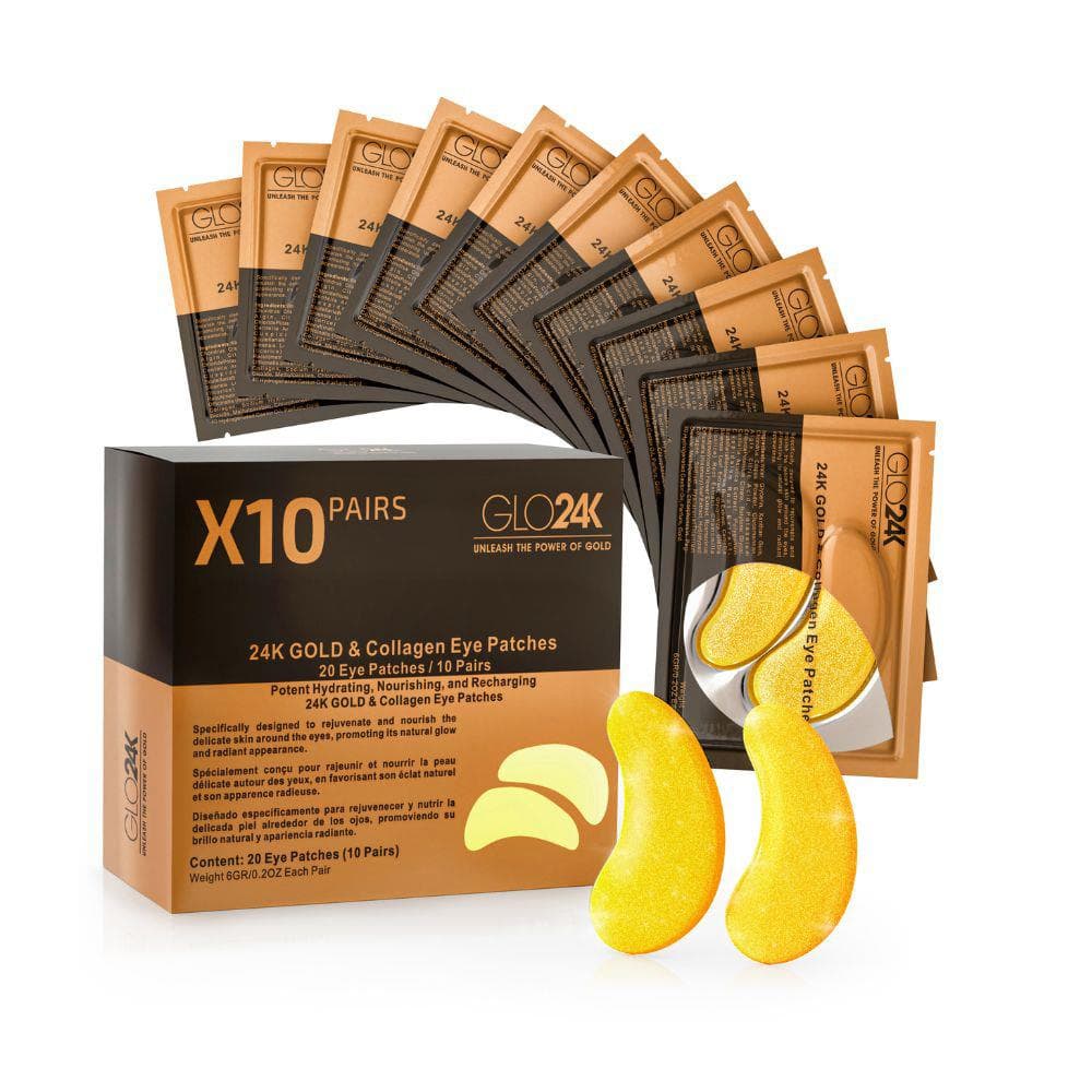24K Gold & Collagen Eye Patches