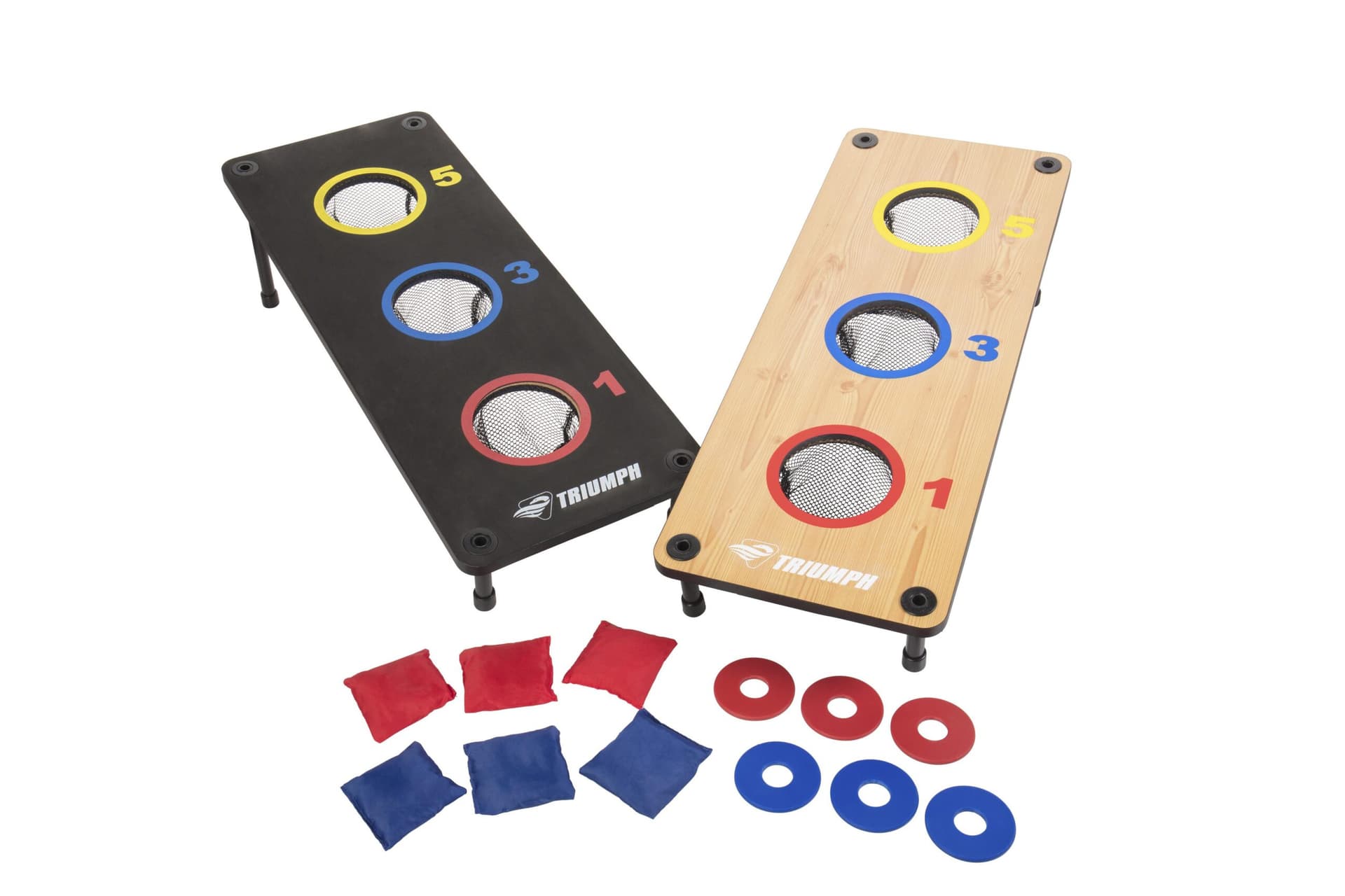 Triumph Sports - 2-in-1 Tournament Bag Toss and Washer Toss