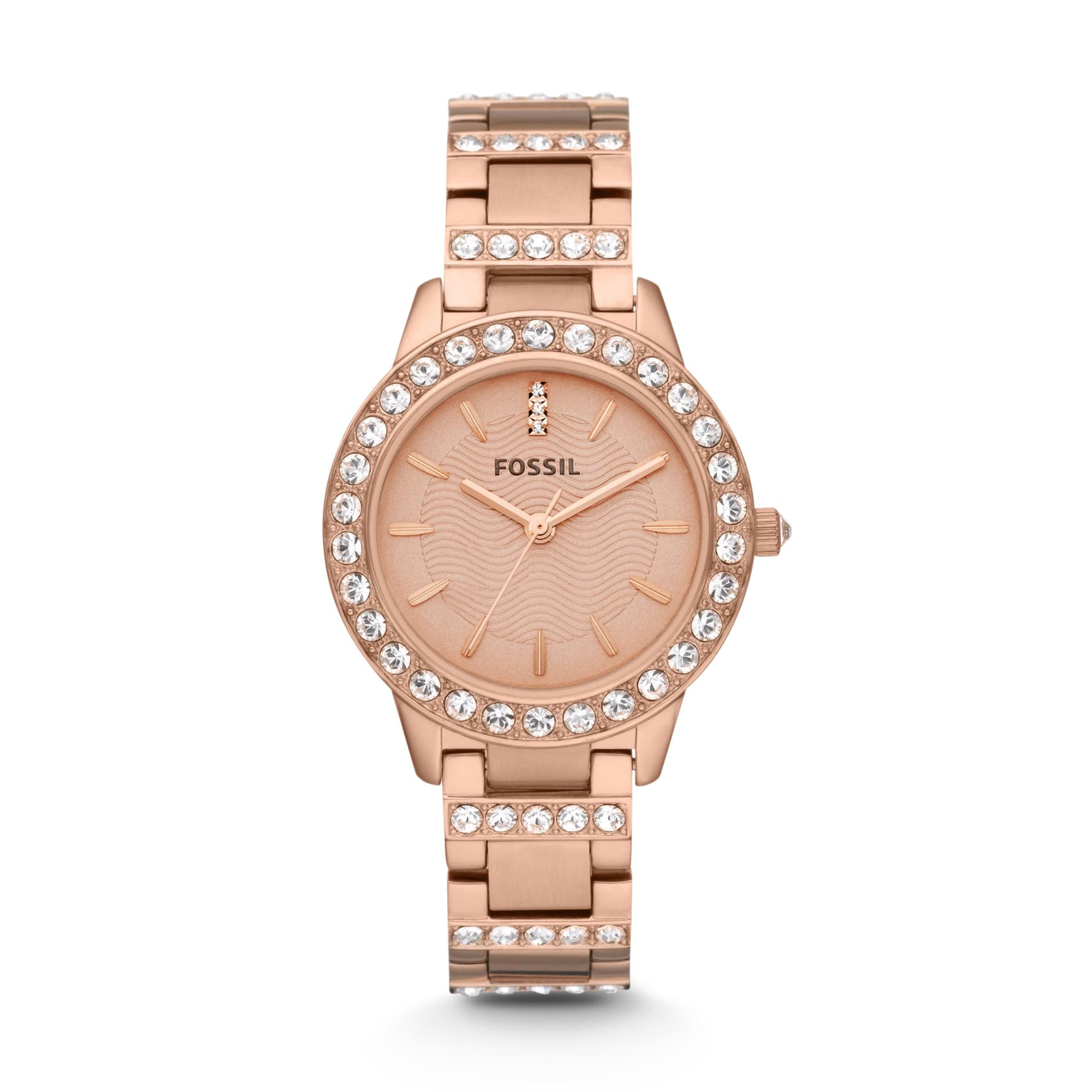 Jesse Rose-Tone Stainless Steel Watch