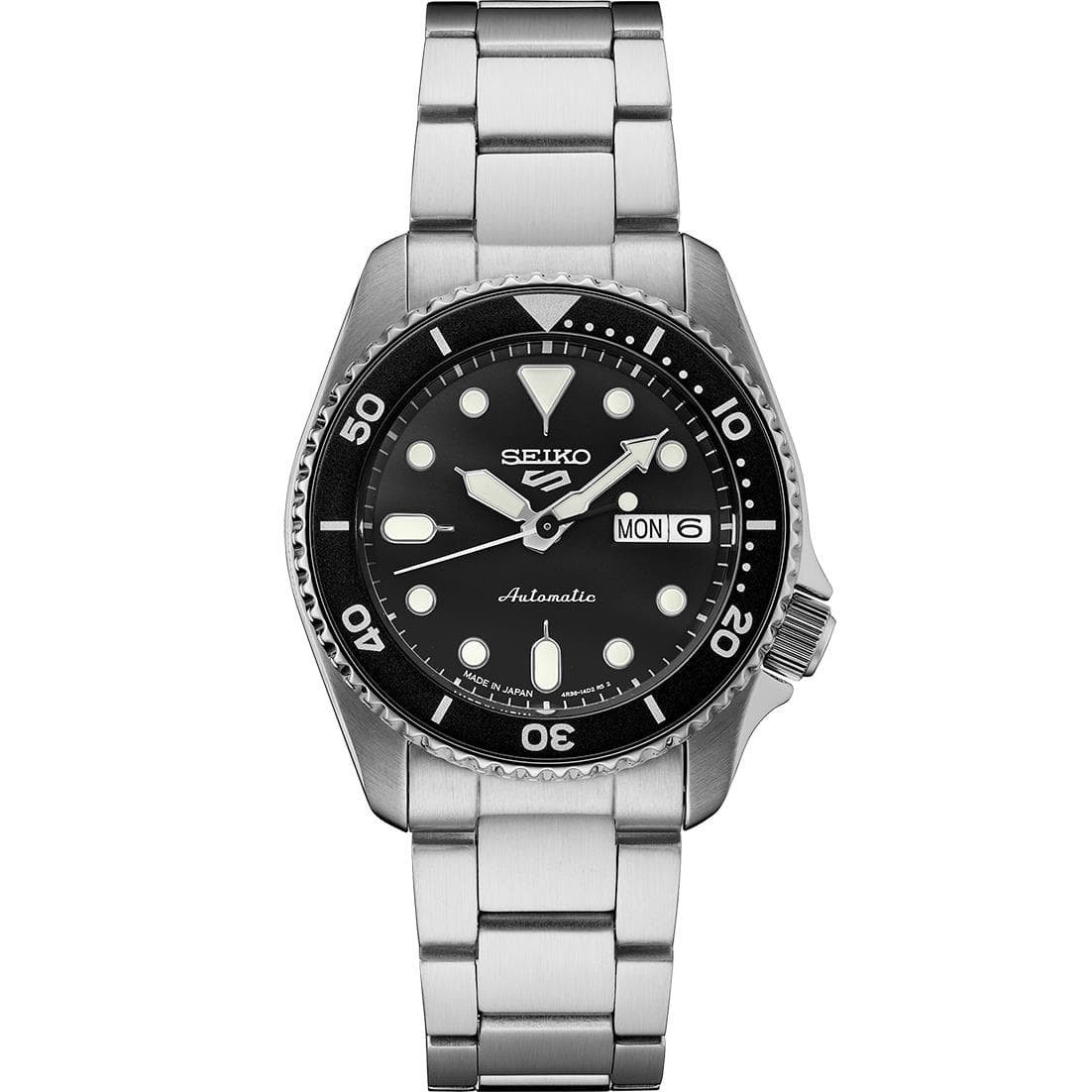 Seiko 5 Sports SS Automatic Black Dial