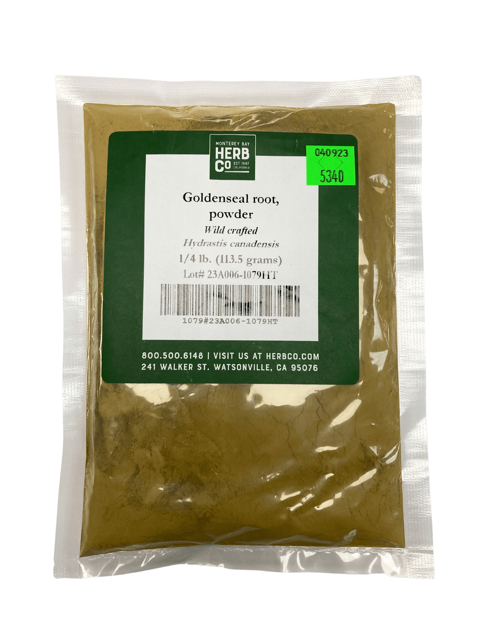 Goldenseal Root Powder 1/4 lb - Country Life Natural Foods