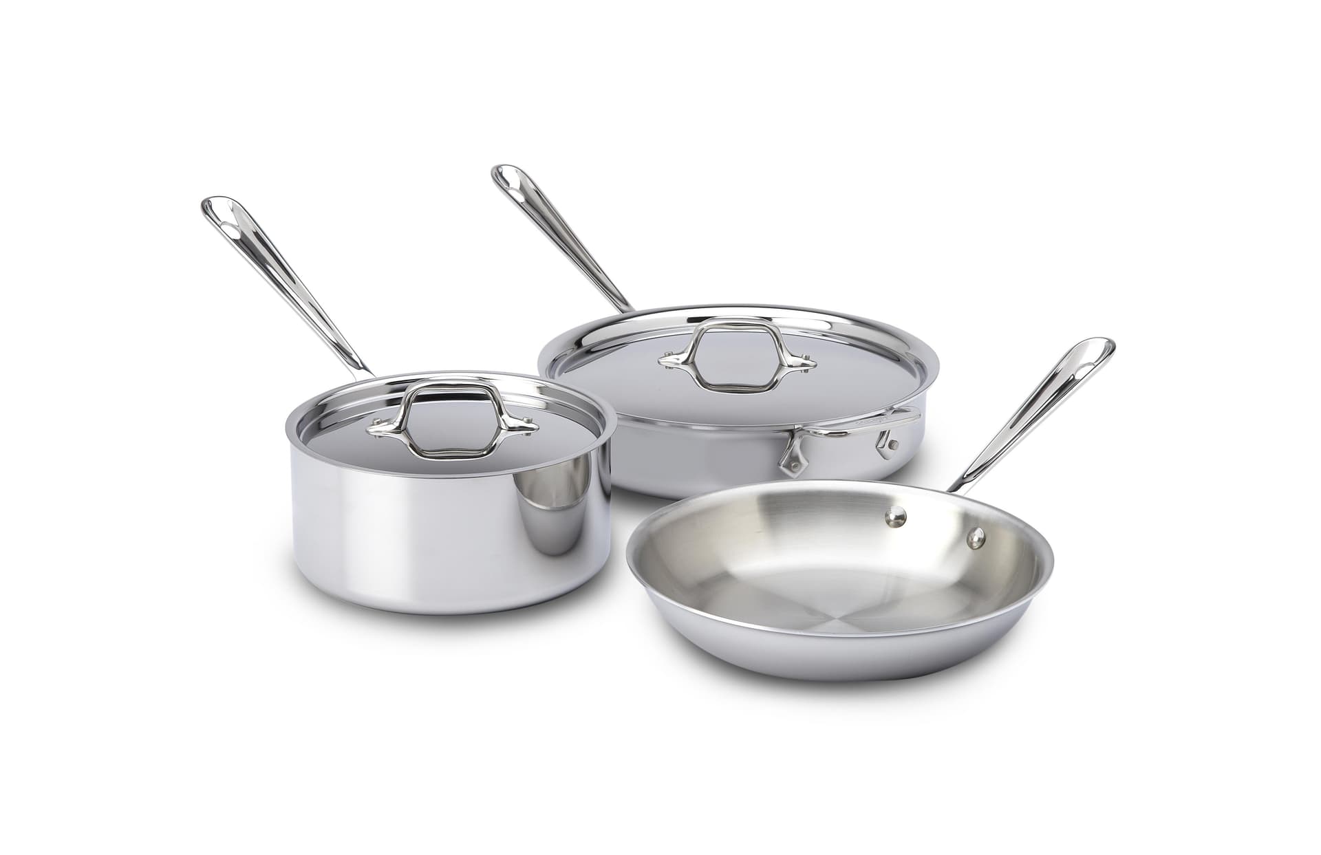 D3 Stainless Steel 5-Piece Cookware Set